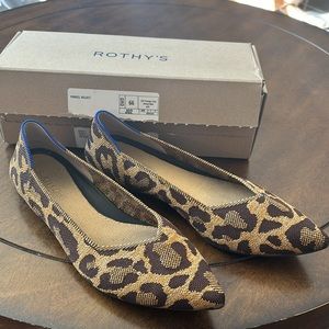 Rothy’s leopard Point II - size 9.5